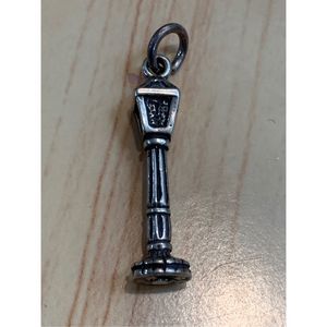 .925 Lamp Post Sterling Silver Jewelry Charm